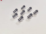 AG-NarrowbodyCOVEREDSTAIRS | AvGeek Models 1:400 | 8x White Narrowbody COVERED AIRCRAFT STAIRS Airport GSE Models 1:400 Diorama