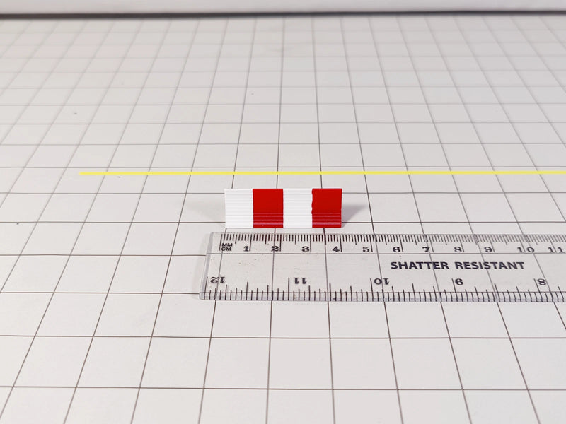 AG-FENCEBLAST | AvGeek Models 1:400 | 20x Red & White AIRCRAFT JET BLAST FENCES Airport Taxiway Models 1:400 Scale