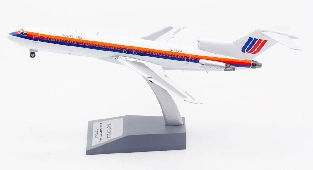 IF722UA0223 | InFlight200 1:200 | Boeing 727-222/Adv United Airlines N7290U with stand