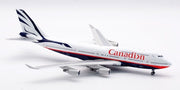B-744-FCRA | Blue Box 1:200 | Boeing 747-475 Canadian Airlines C-FCRA GOOSE SCHEME (with stand)