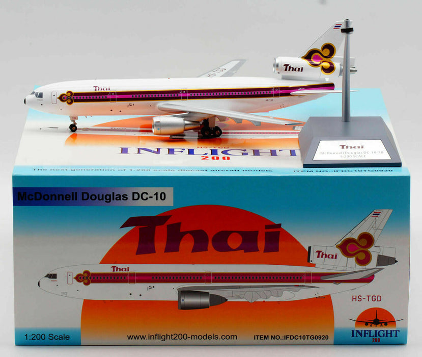 IFDC10TG0920 | InFlight200 1:200 | DC-10-30 Thai HS-TGD (with stand)