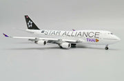 XX4898A | JC Wings 1:400 | Boeing 747-400 Thai HS-TGW, 'Star Alliance' (flaps down)