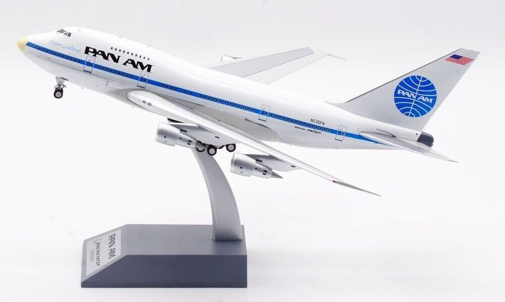 IF74SPPA1222P | InFlight200 1:200 | Boeing 747SP-21 Pan Am N536PA (polished, with stand)