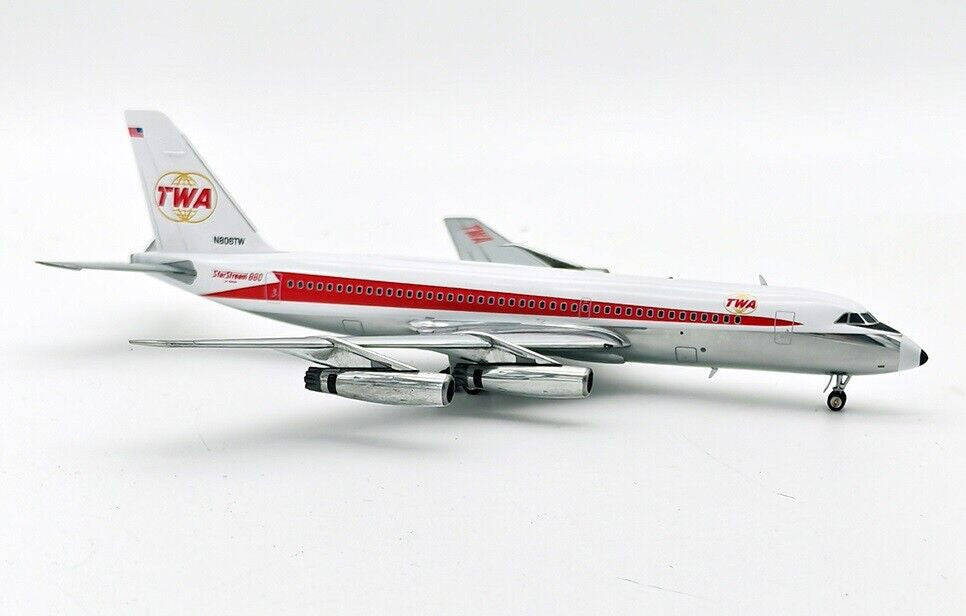 IF880TW0129P | InFlight200 1:200 | Convair CV-880 TWA N806TW (with stand)