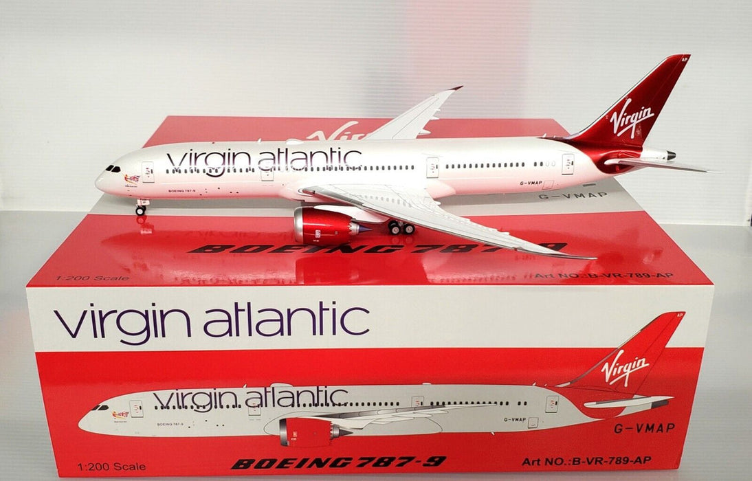 B-VR-789-AP | Blue Box 1:200 | Boeing 787-9 Virgin G-VMAP (with stand)