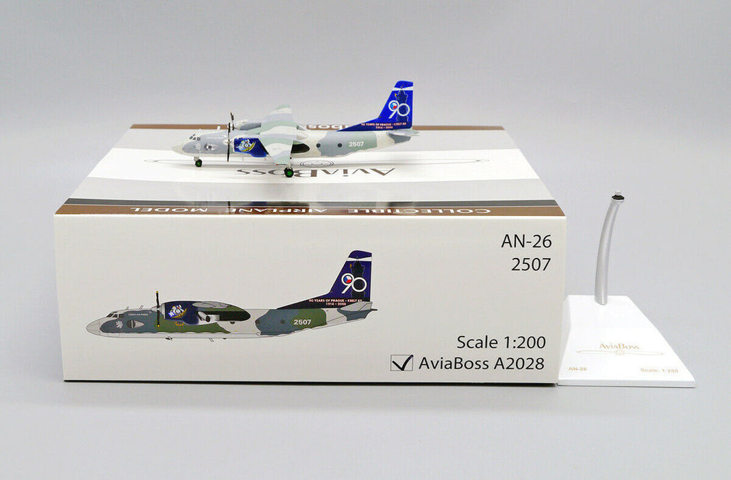 A2028 | Misc 1:200 | Antonov AN-26 Czech Air Force 2507 anniversary markings