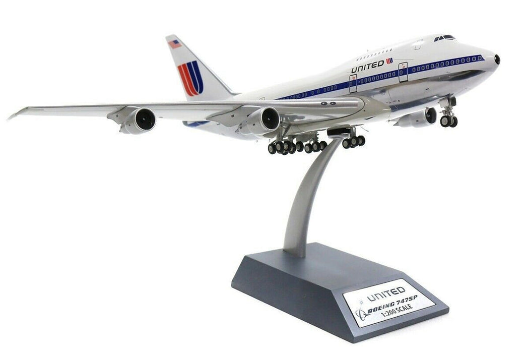 IF747SPUA0818 | InFlight200 1:200 | Boeing 747SP United Airlines N532PA (with stand)