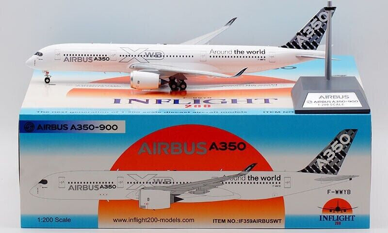 IF359AIRBUSWT | InFlight200 1:200 | Airbus A350-941 Airbus livery F-WWYB (with stand)**PRE OWNED**