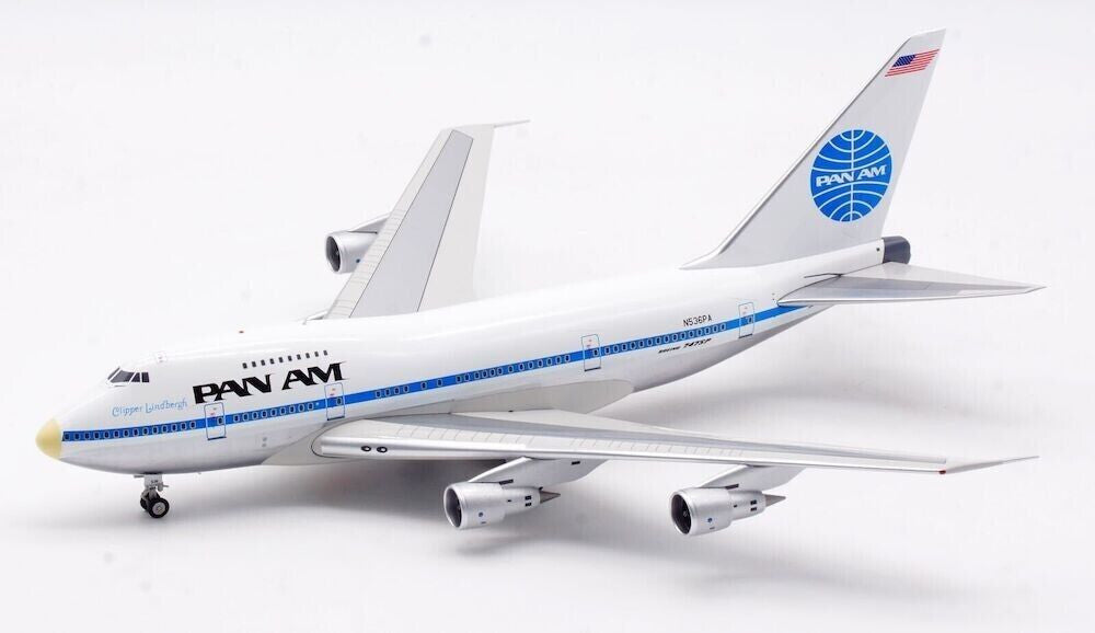 IF74SPPA1222P | InFlight200 1:200 | Boeing 747SP-21 Pan Am N536PA (polished, with stand)