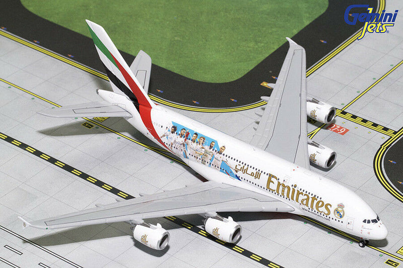 GJUAE1762 | Gemini Jets 1:400 | Airbus A380 Emirates A6-EUG, 'Real Madrid 2018'