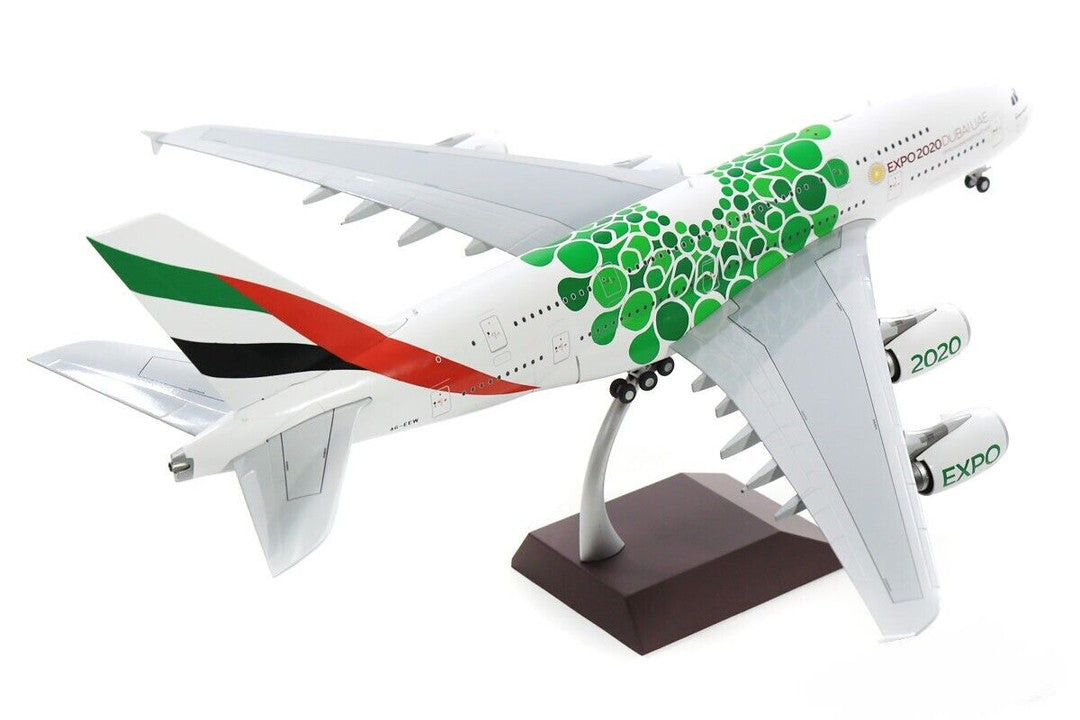 G2UAE774 | Gemini200 1:200 | Airbus A380 Emirates A6-EEW,'Green Expo 2020' (with stand)