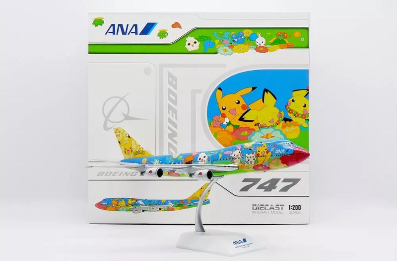 XX20270 | JC Wings 1:200 | Boeing 747-400D All Nippon Airways Ohana Jumbo JA8956 With Stand