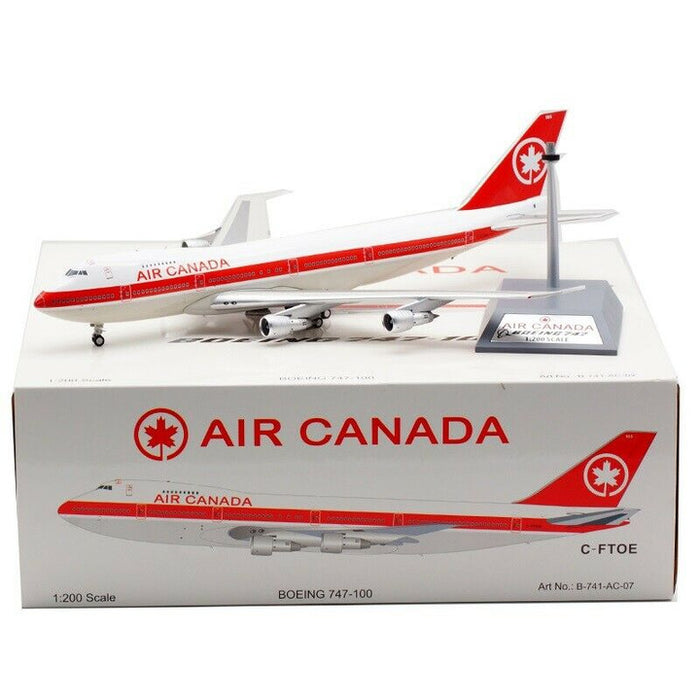 WB741AC07 | WB Models 1:200 | Boeing 747-100 Air Canada C-FTOE (with stand)