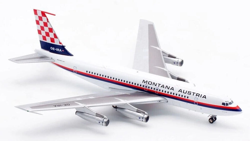 IF701MONT0122B | InFlight200 1:200 | Boeing 707-100 Montana OE-IRA With Stand
