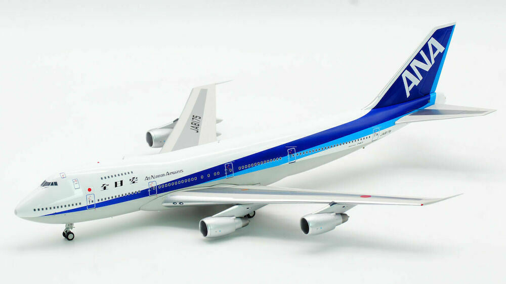 B-742-ANA-8175 | Blue Box 1:200 | Boeing 747-200 All Nippon Airway JA8175 (with stand)