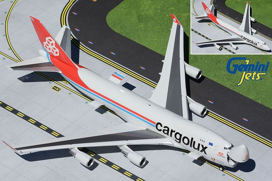 G2CLX933 | Gemini200 1:200 | CARGOLUX B747-400ERF LX-LXL (INTERACTIVE SERIES)