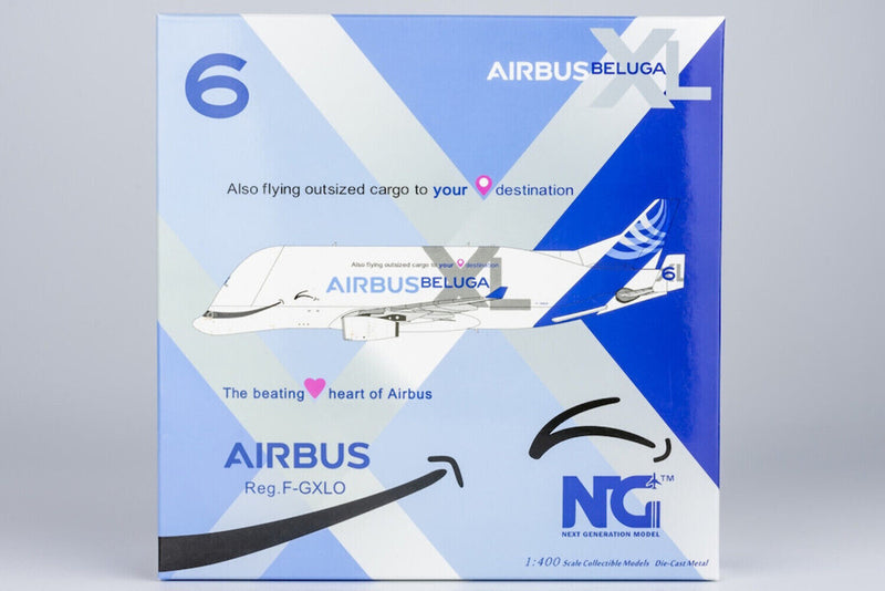 NG60016 | NG Models 1:400 | Airbus A330-743L Airbus Transport International Beluga XL F-GXLOAlso flying outsized cargo to your destination