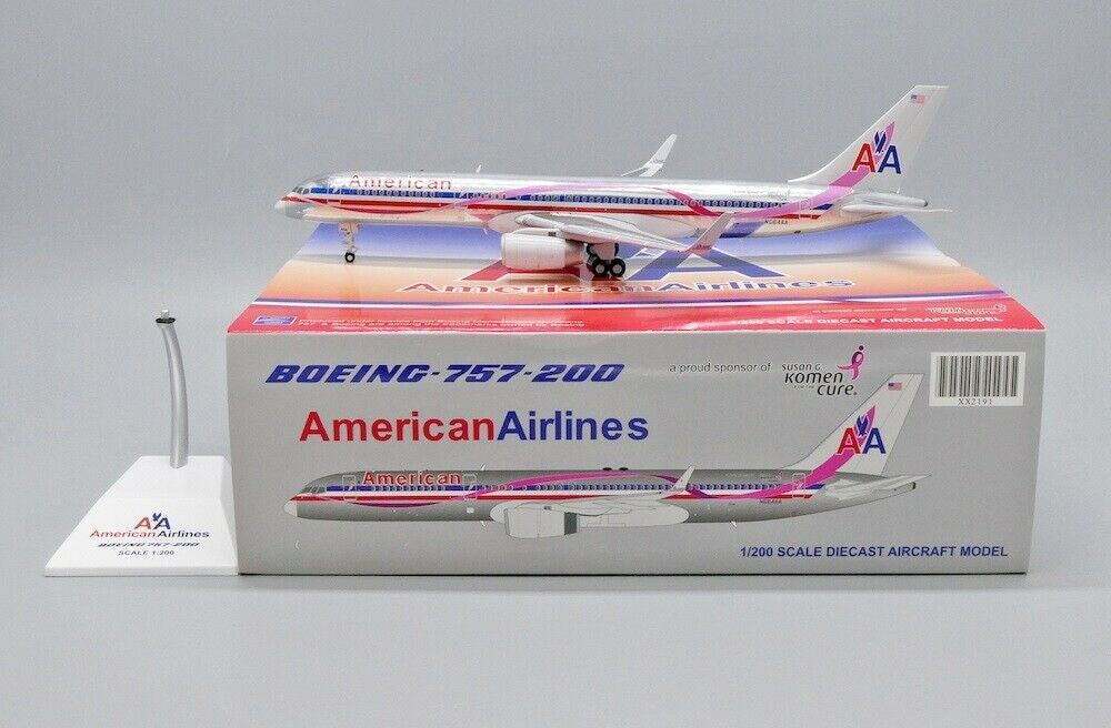 XX2191 | JC Wings 1:200 | Boeing 757-200 American Airlines-BCA- N664AA(With Stand)