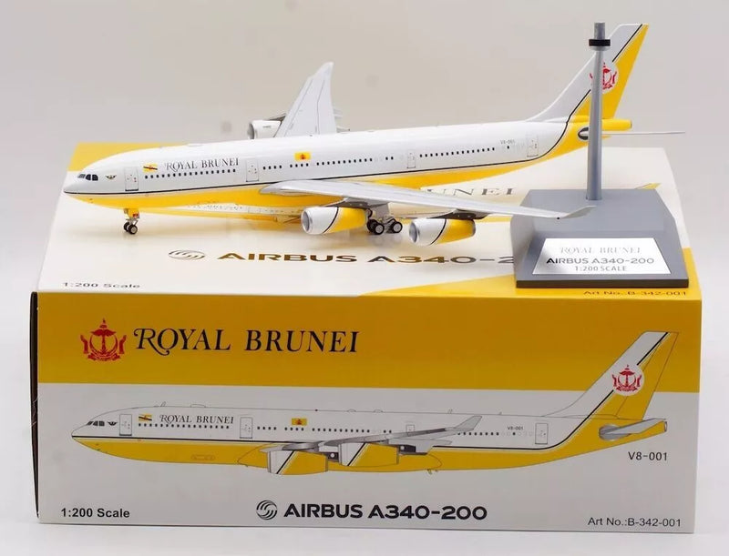 B-342-001 | Blue Box 1:200 | Airbus A340-212 Royal Brunei Airlines V8-001