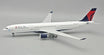 Airbus A330-323 Delta Air Lines die-cast model aircraft with display stand