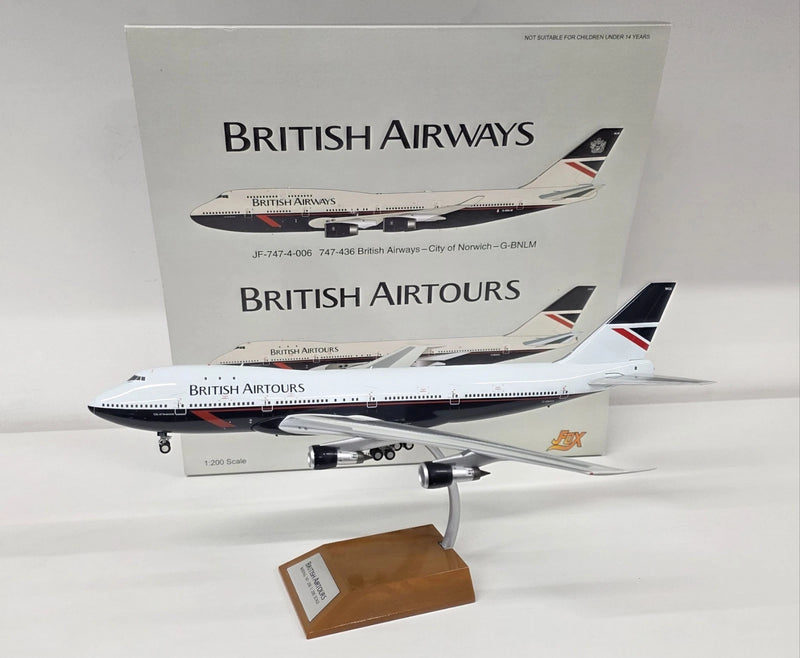 JF-747-2-015 | JFox Models 1:200 | Boeing 747-200 British Airtours G-BMGS, 'Landor'