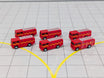 AvGeek Models six 1:400 scale airport GSE emergency rescue fire trucks.