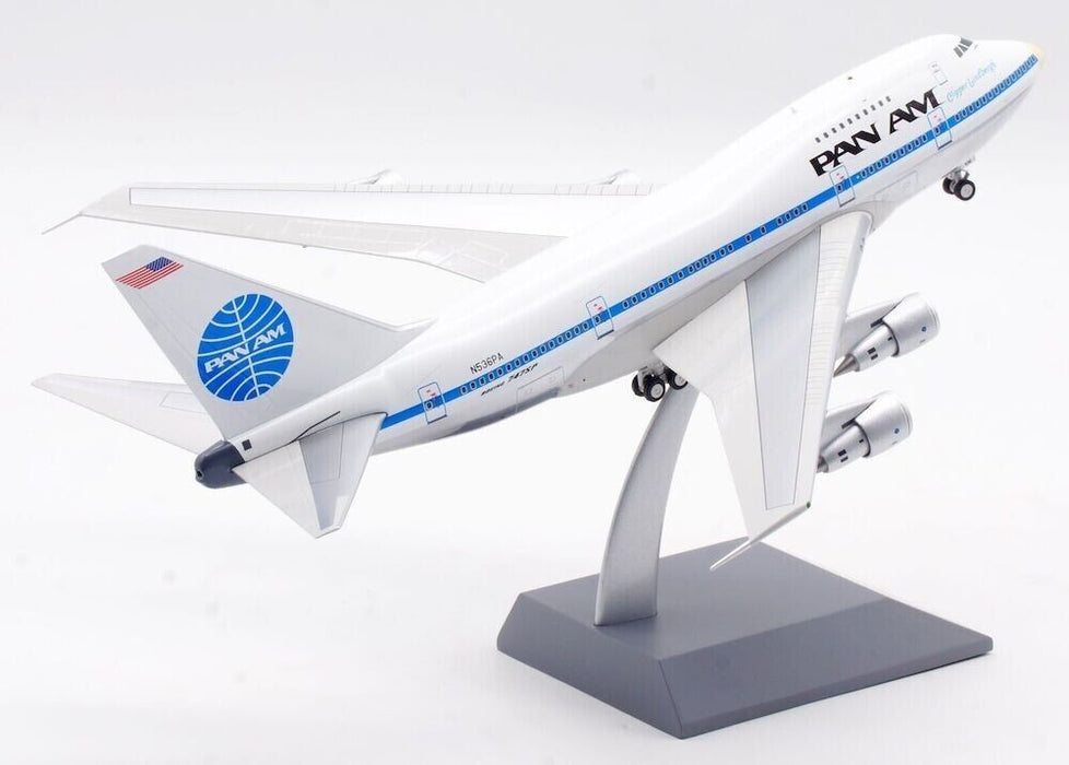 IF74SPPA1222P | InFlight200 1:200 | Boeing 747SP-21 Pan Am N536PA (polished, with stand)