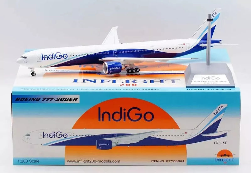 IF7736E0824 | InFlight200 1:200 | Boeing 777-31H/ER IndiGo TC-LKE