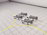 AG-FUELTRUCKS | AvGeek Models 1:200 | 4x REFUELLING FUEL HOSE TRUCKS Airport GSE Service Vehicles 1:200 Scale Diorama