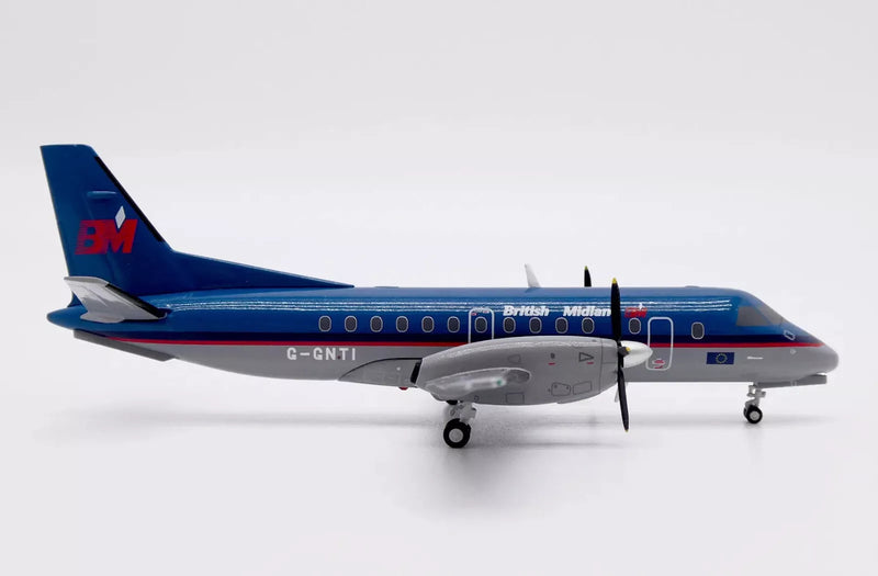 XX20474 | JC Wings 1:200 | British Midland Saab 340B Reg: G-GNTI With Stand