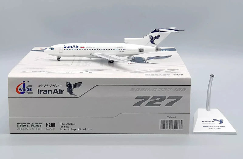 XX20165 | JC Wings 1:200 | Iran Air Boeing 727-100 See through the windows Reg: EP-IRB With Stand
