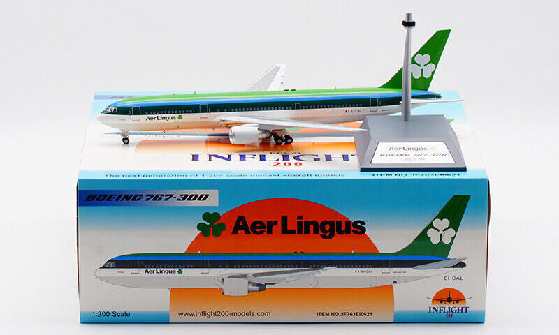 IF763EI0621 | InFlight200 1:200 | Boeing 767-300 Aer Lingus EI-CAL (with stand)