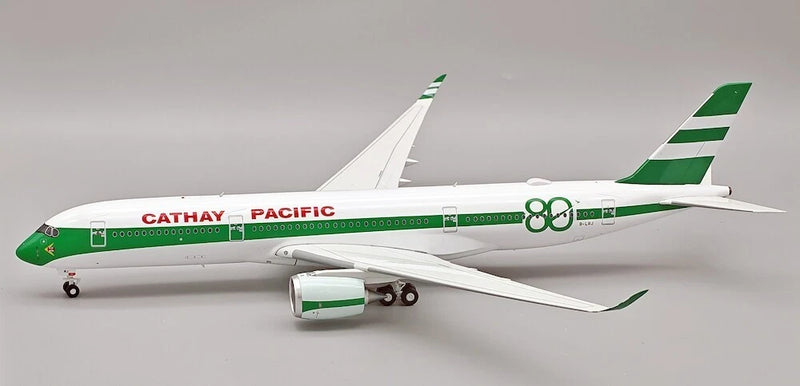 WB-A350-9-024 | Jfox Models 1:200 | Airbus A350-900 Cathay Pacific 80th Anniversary Livery B-LRJ
