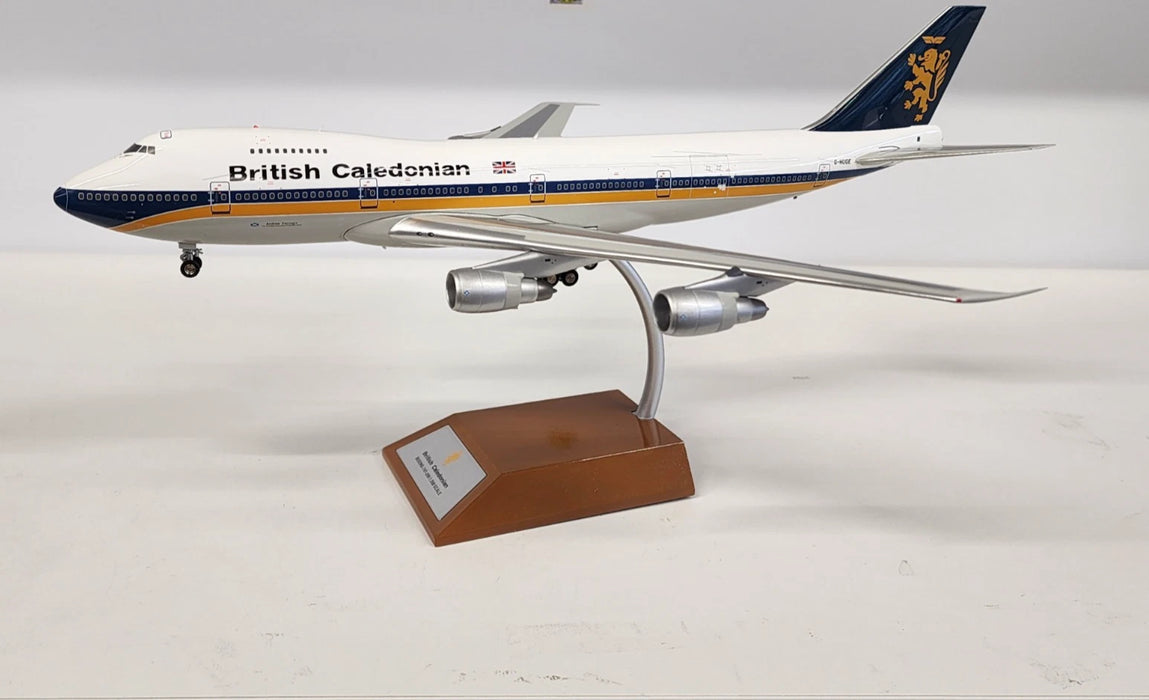 IFCLEV747007 | InFlight200 1:200 | Boeing 747-200 British Caledonian G-HUGE (with stand)