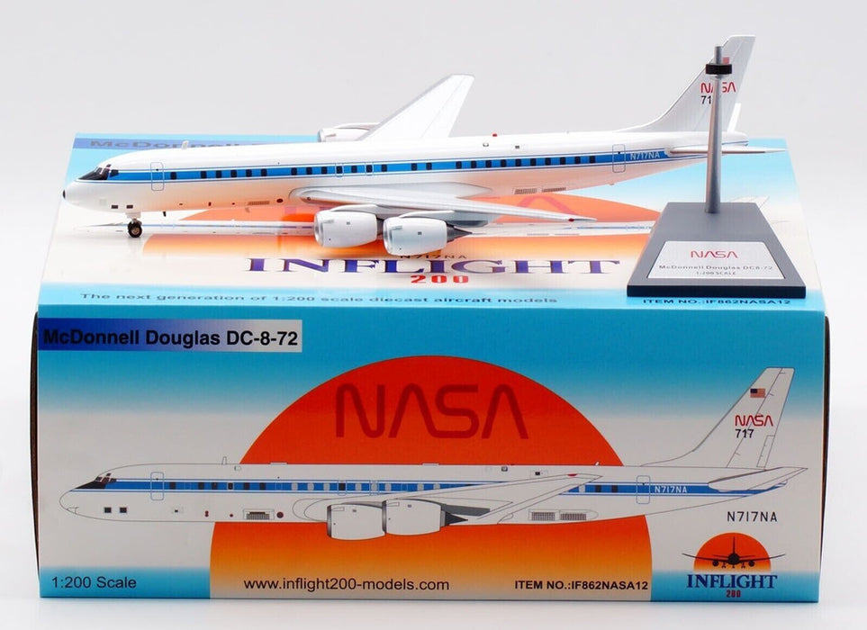 IF872NASA12 | InFlight200 1:200 | Douglas DC-8-72 NASA N717NA (with stand)