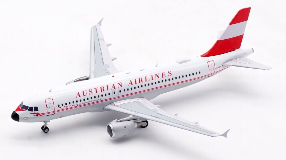 IF320OS0322 | InFlight200 1:200 | Airbus A320-200 Austrian Airlines OE-LBP, 'Retro' (with stand)