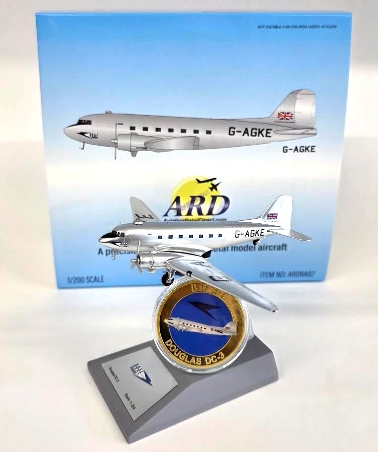 ARDBA87 | ARD Models 1:200 | Douglas DC-3 BOAC G-AGKE