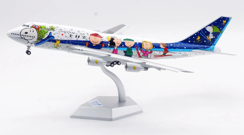L2020FD | SQ Wings 1:200 | All Nippon Airways B747-400D JA8965 Snoopy Flaps Down