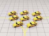 AG-OPERATIONSCAR | AvGeek Models 1:200 | 8x AIRFIELD OPERATIONS CARS Airport Vehicles GSE Models 1:200 Scale Scenery