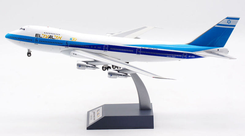 IF742LY1021 | InFlight200 1:200 |Boeing 747-200 El Al Israel Airlines 4X-AXA With Stand