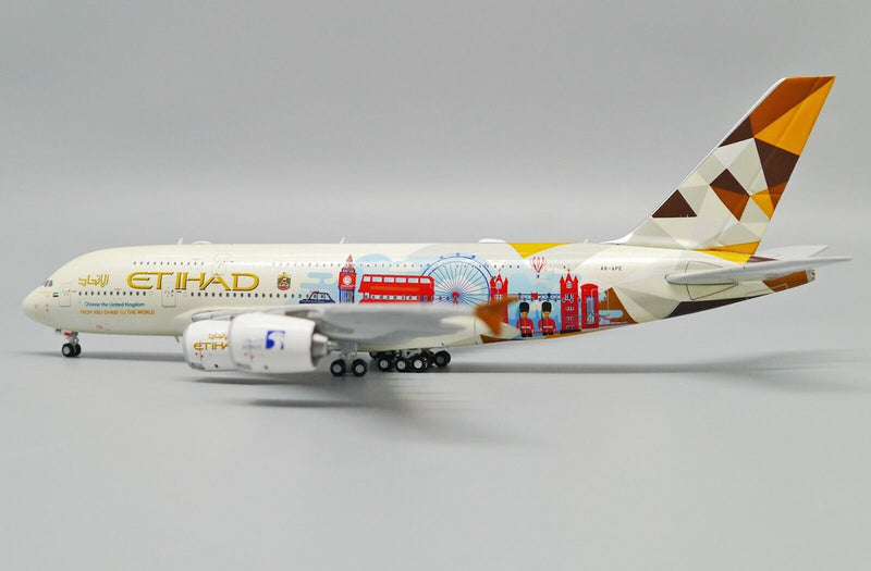 XX4277 | JC Wings 1:400 | Airbus A380 Etihad A6-APE, 'Choose the UK'