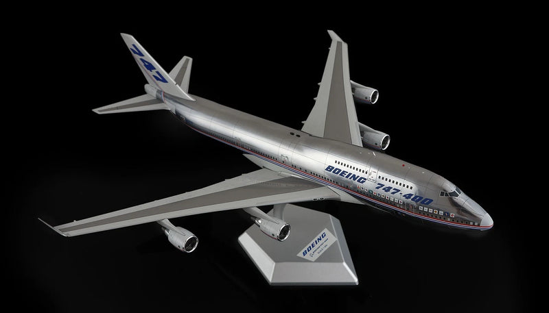 L2131 | SQ Wings | Boeing 747-400 Boeing Company N401PW House Livery with Full Polished Body