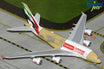 Gemini Jets die-cast metal Airbus A380 Emirates Courier Express model.