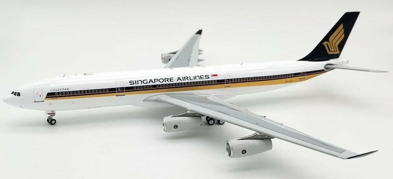 WB-A340-3-005 | WB Models 1:200 | Airbus A340-313 Singapore Airlines 9V-SJG (with stand)