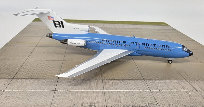 IF721013 | InFlight200 1:200 | Boeing 727-100 Braniff 'Blue Jellybean' N7272