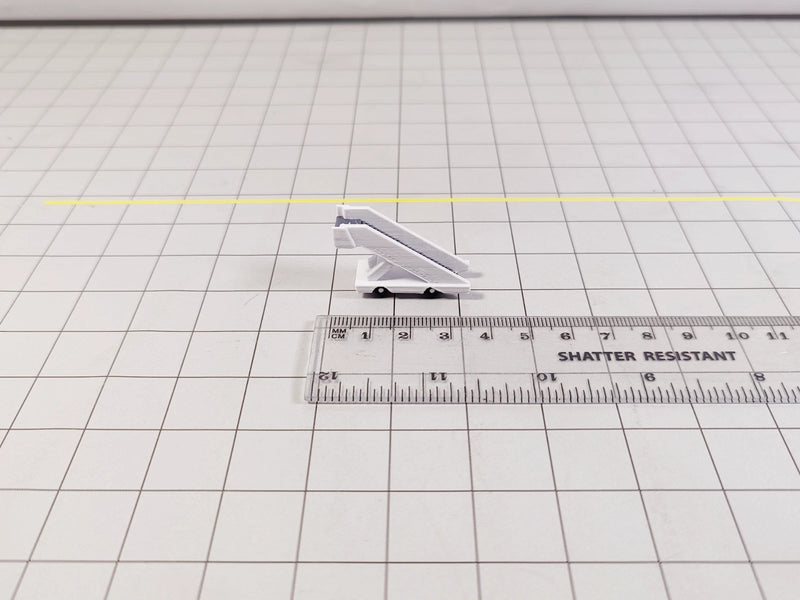 AG-AIRCRAFTSTAIRS200 | AvGeek Models 1:200 | 4x White Narrowbody AIRCRAFT STAIRS Airport GSE Vehicles 1:200 Scale Diorama