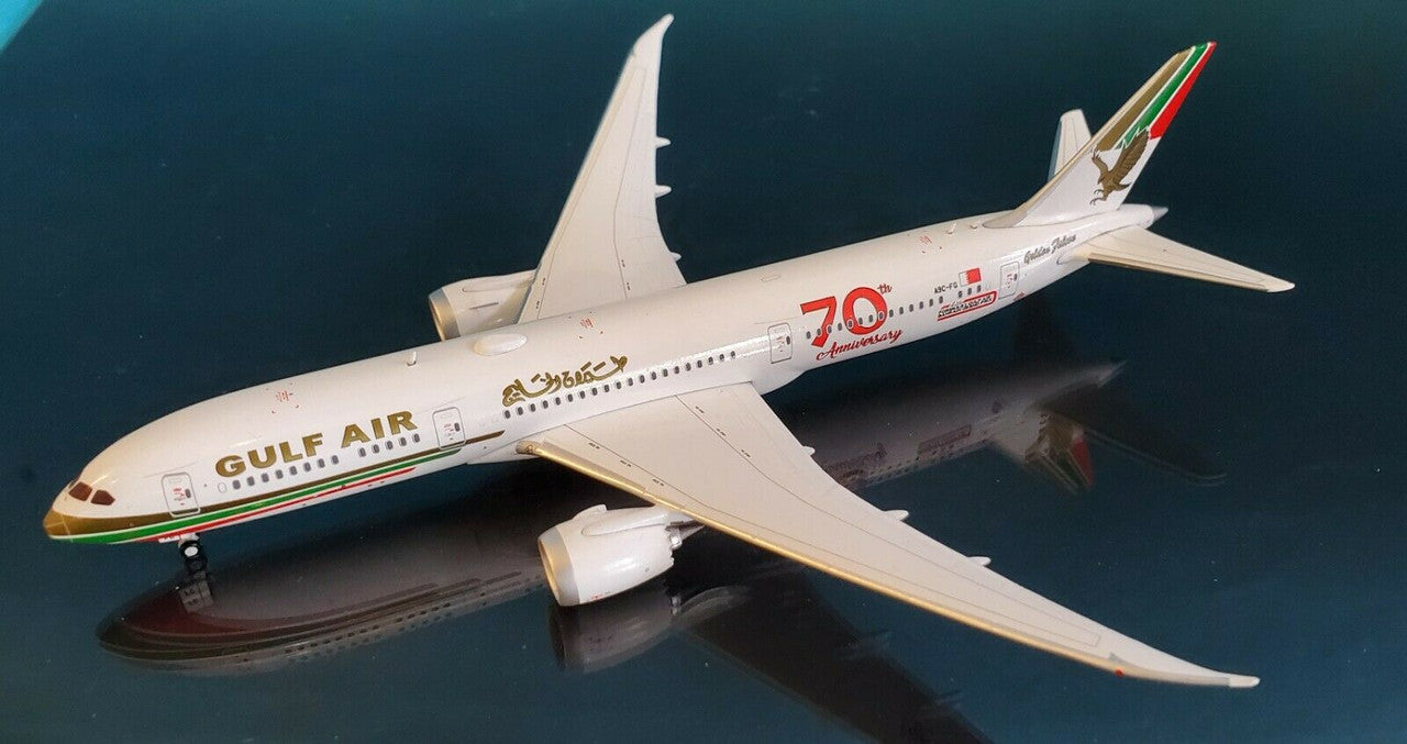 GJGFA1909 | Gemini Jets 1:400 1:400 | Boeing 787-9 Gulf Air 'retro' A9C-FG