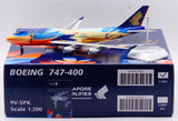 L2001 | SQ Wings 1:200 | Boeing 747-400 Singapore Airlines "Tropical" 9V-SPK