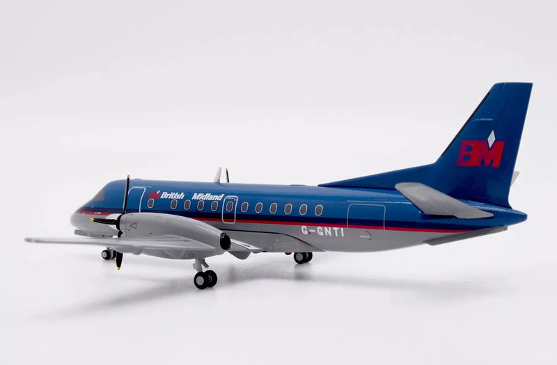 XX20474 | JC Wings 1:200 | British Midland Saab 340B Reg: G-GNTI With Stand