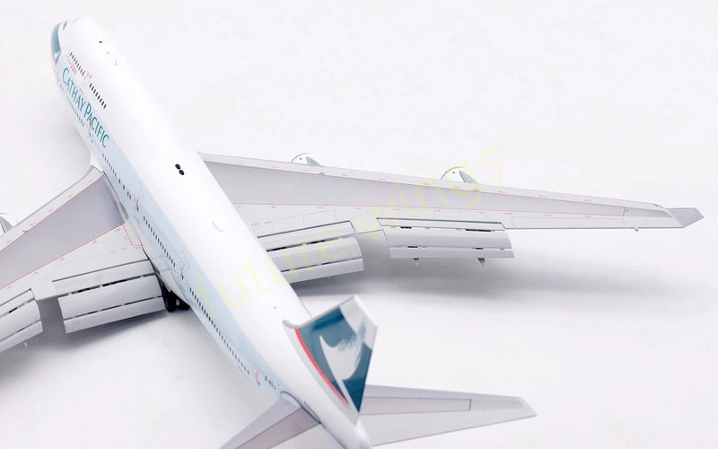 L2123FD | SQ Wings | B747-400 Cathay Pacific B-HUJ Flaps Down with stand